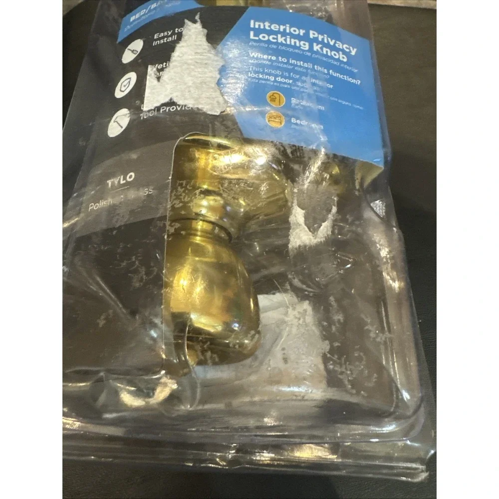 Kwikset Bed And‎ Bath Polished Brass 300t 3 Cp V1